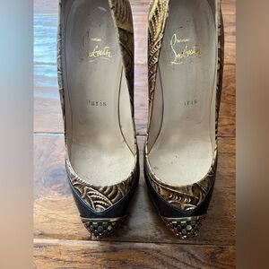 Size 37 Christian Louboutin shoes used condition